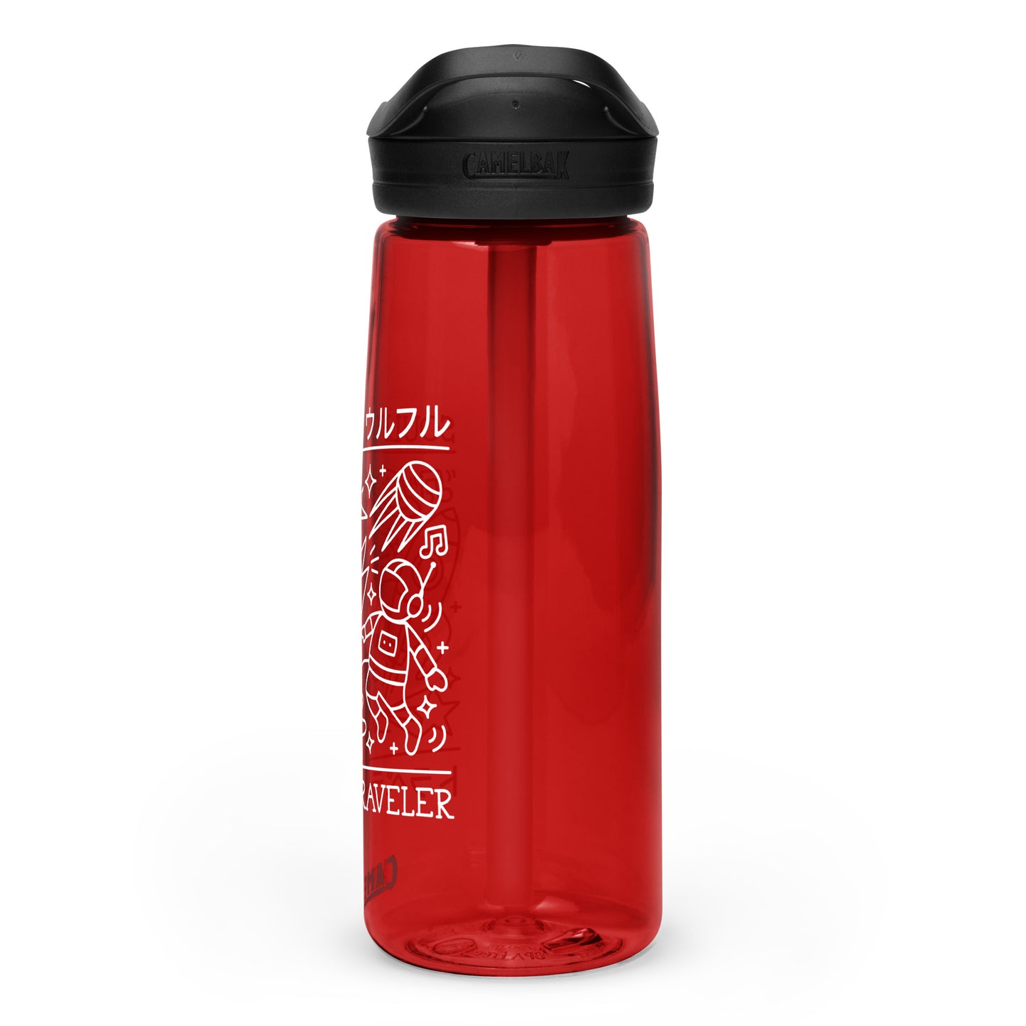 Soulful Traveler Collage Sports Water Bottle
