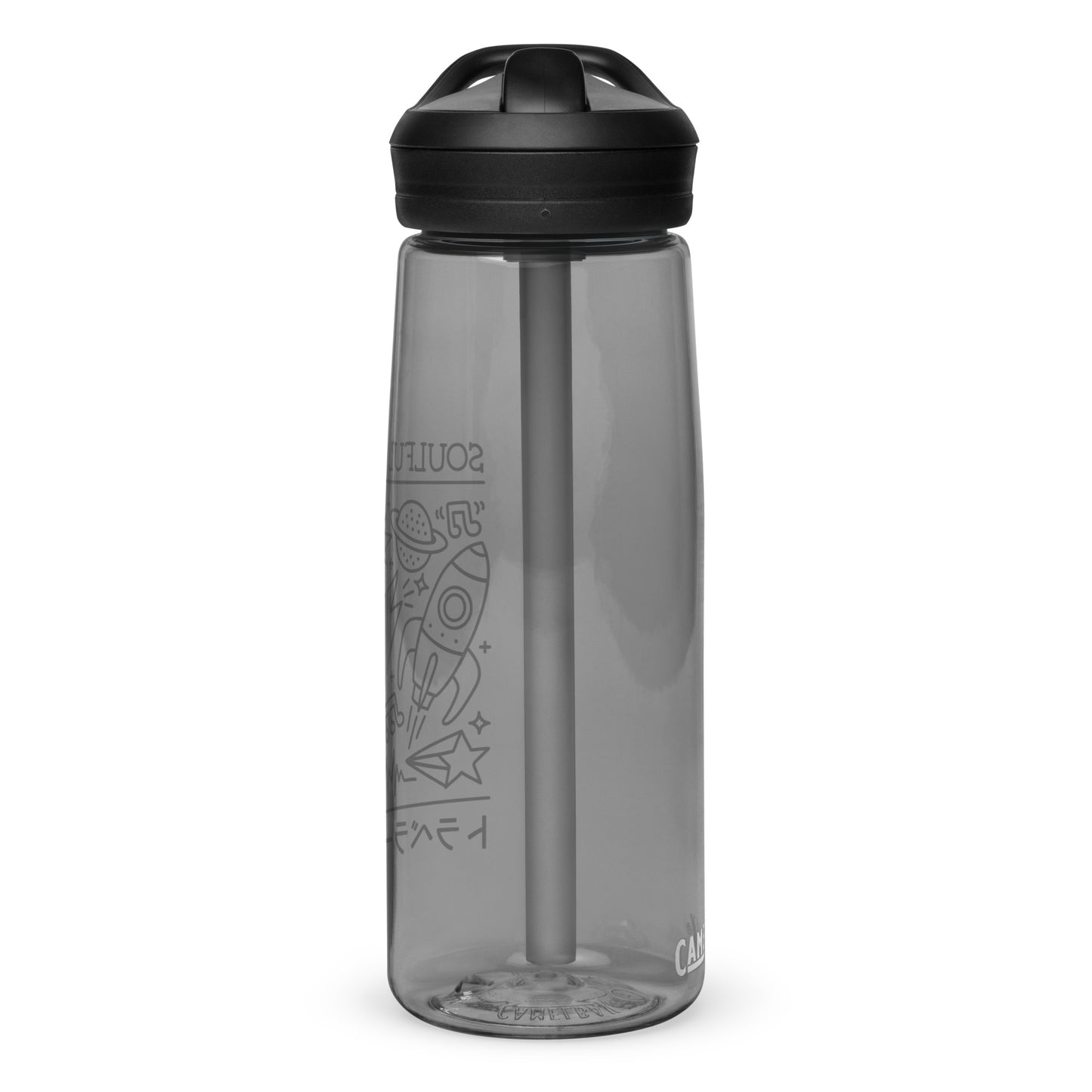 Soulful Traveler Collage Sports Water Bottle
