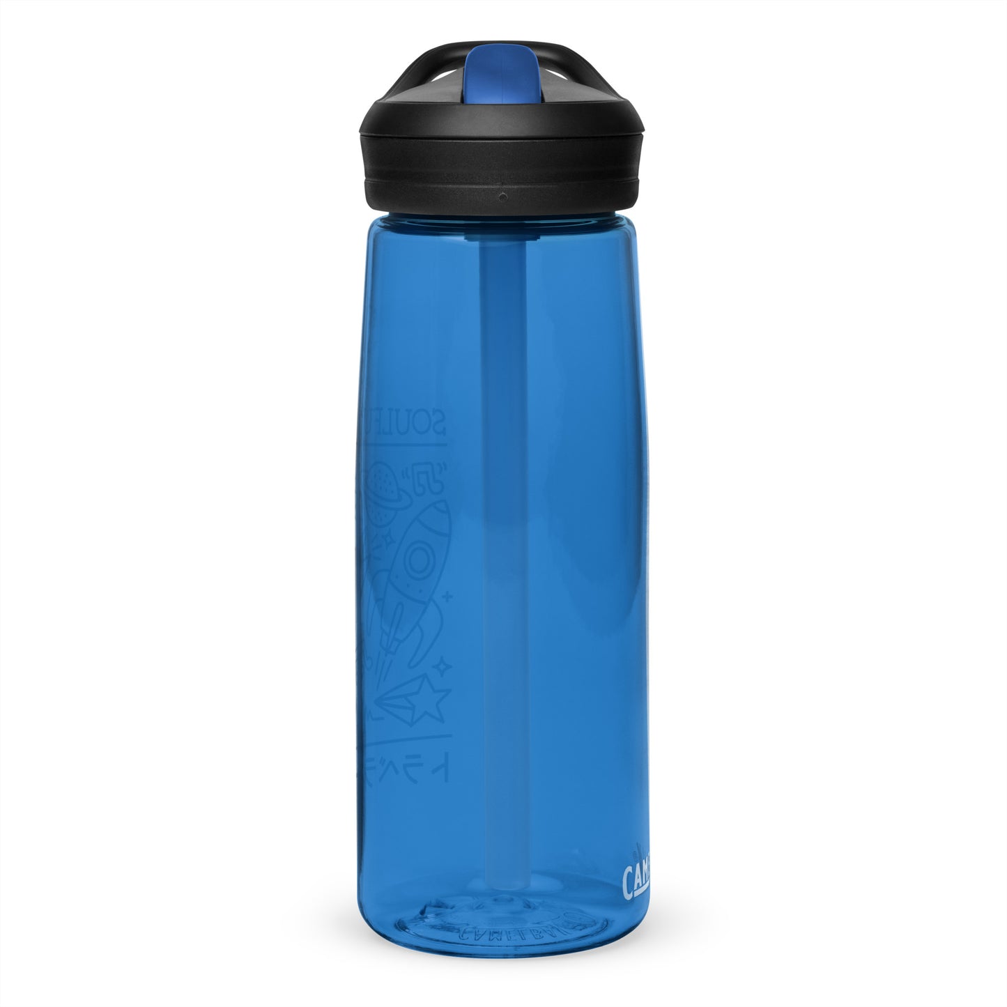 Soulful Traveler Collage Sports Water Bottle