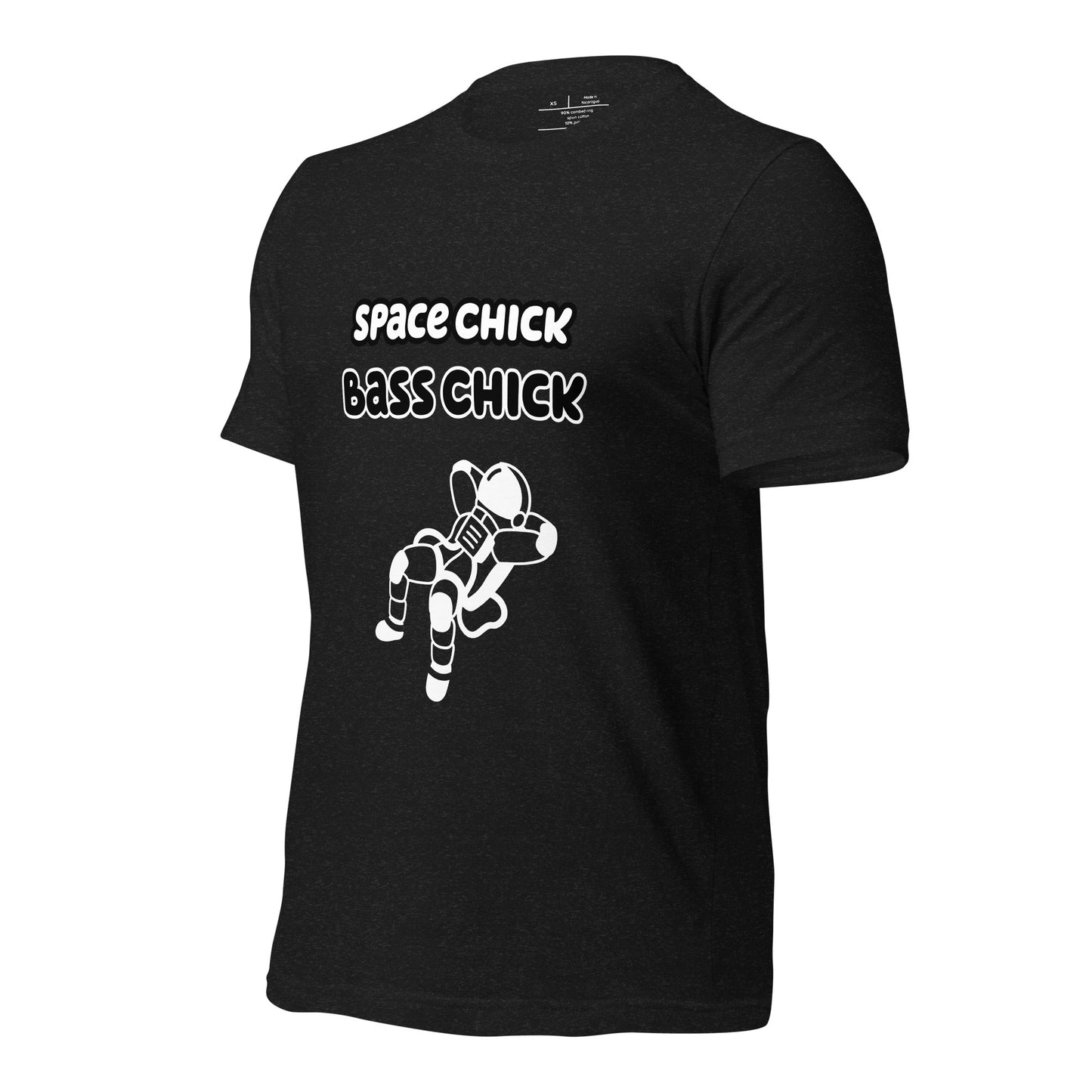 Space Chick Bass Chick T-shirt