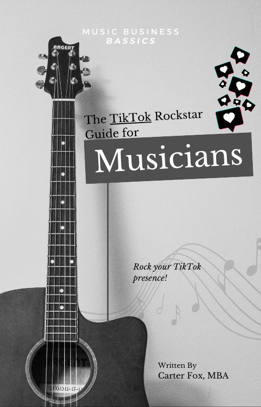 The TikTok Rockstar Guide for Musicians (Signed Paperback Book)
