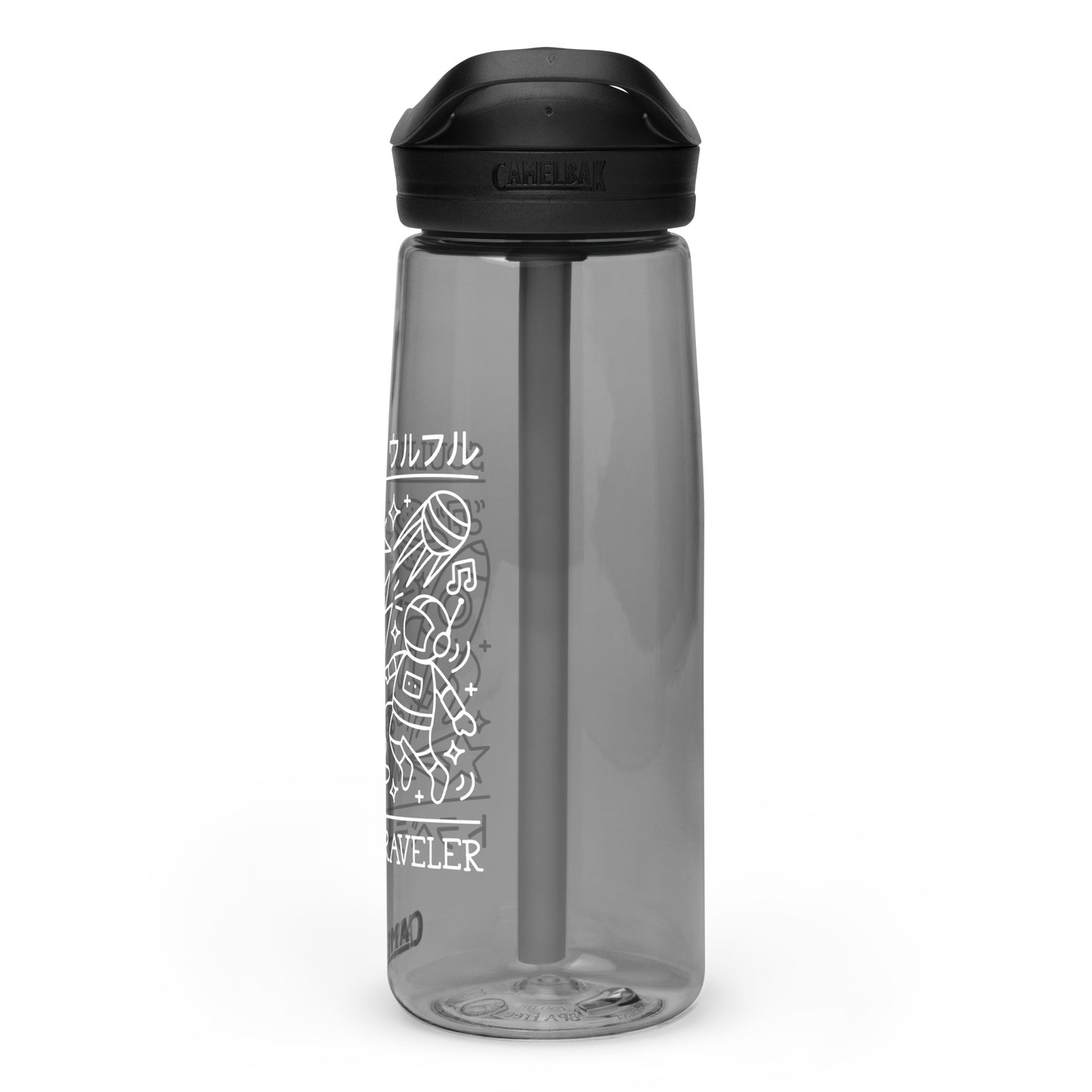 Soulful Traveler Collage Sports Water Bottle