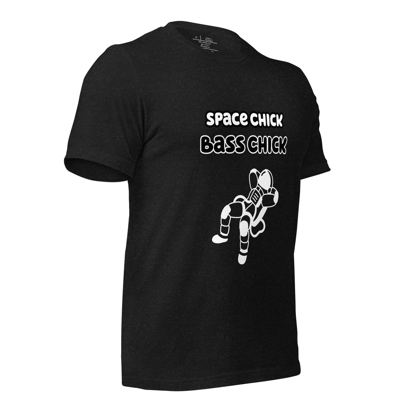 Space Chick Bass Chick T-shirt